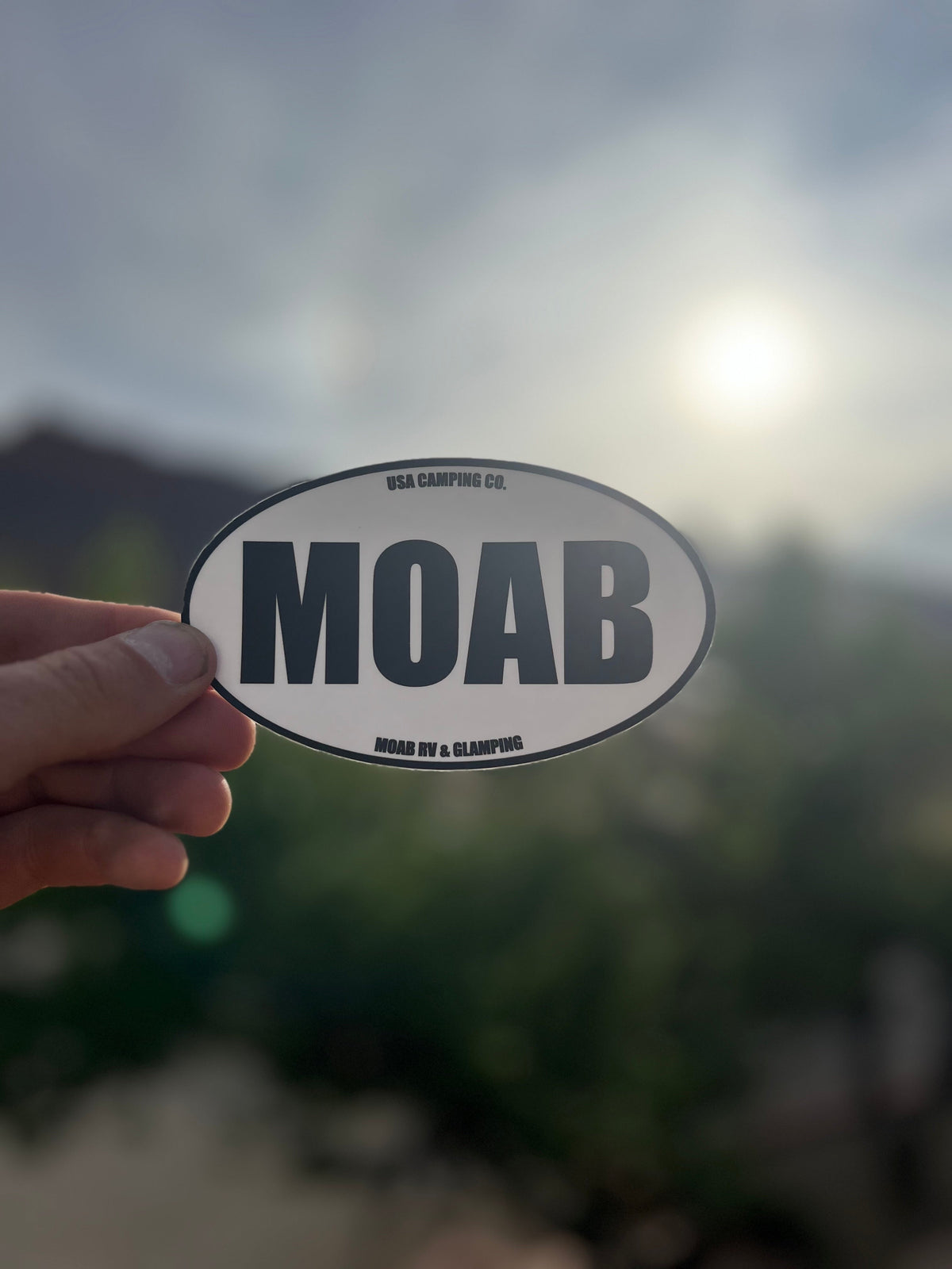 MOAB Oval Sticker