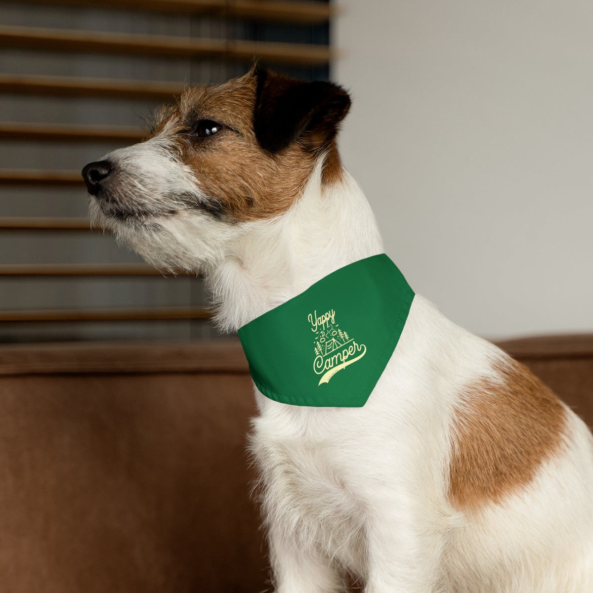 Yappy Camper Pet Bandana with Collar