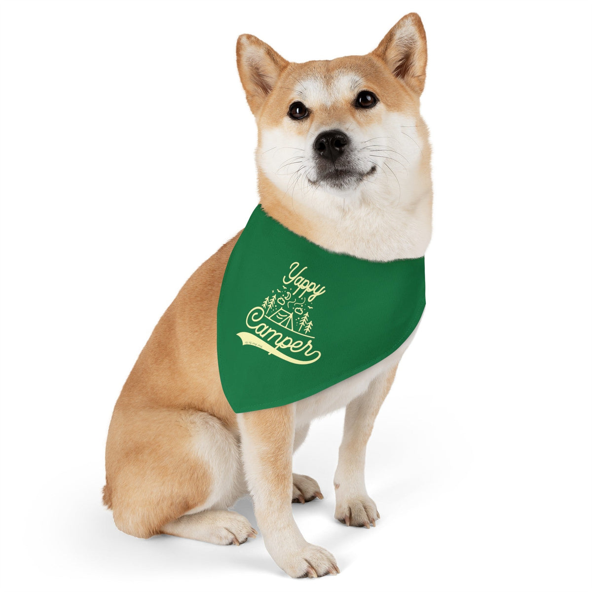 Yappy Camper Pet Bandana with Collar