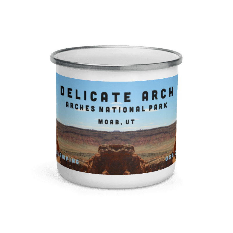 Delicate Arch Enamel Mug