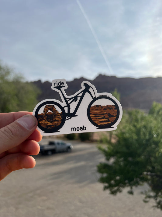 Ride Moab Sticker