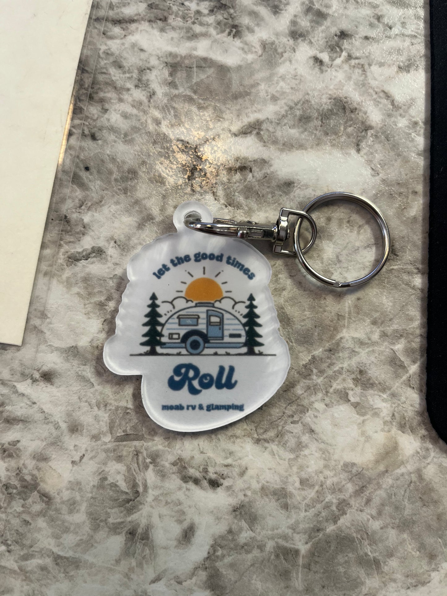 Let the Good Times Roll Keychain
