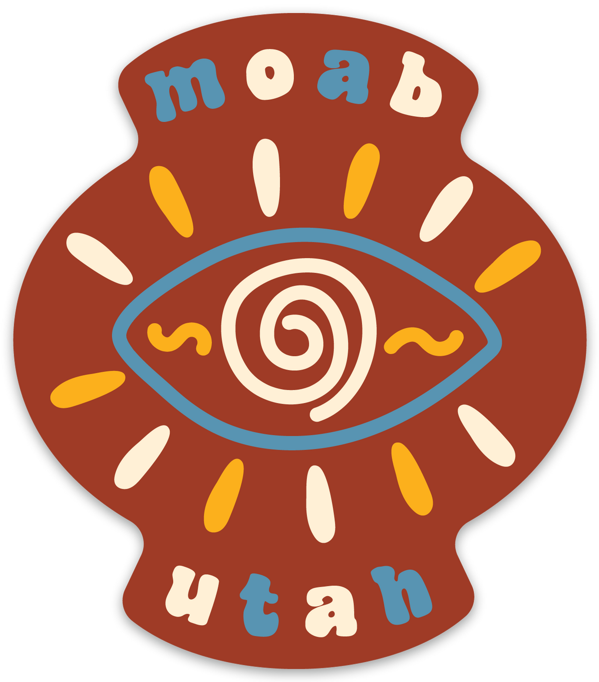 Native American Eye Sun Moab, UT Sticker